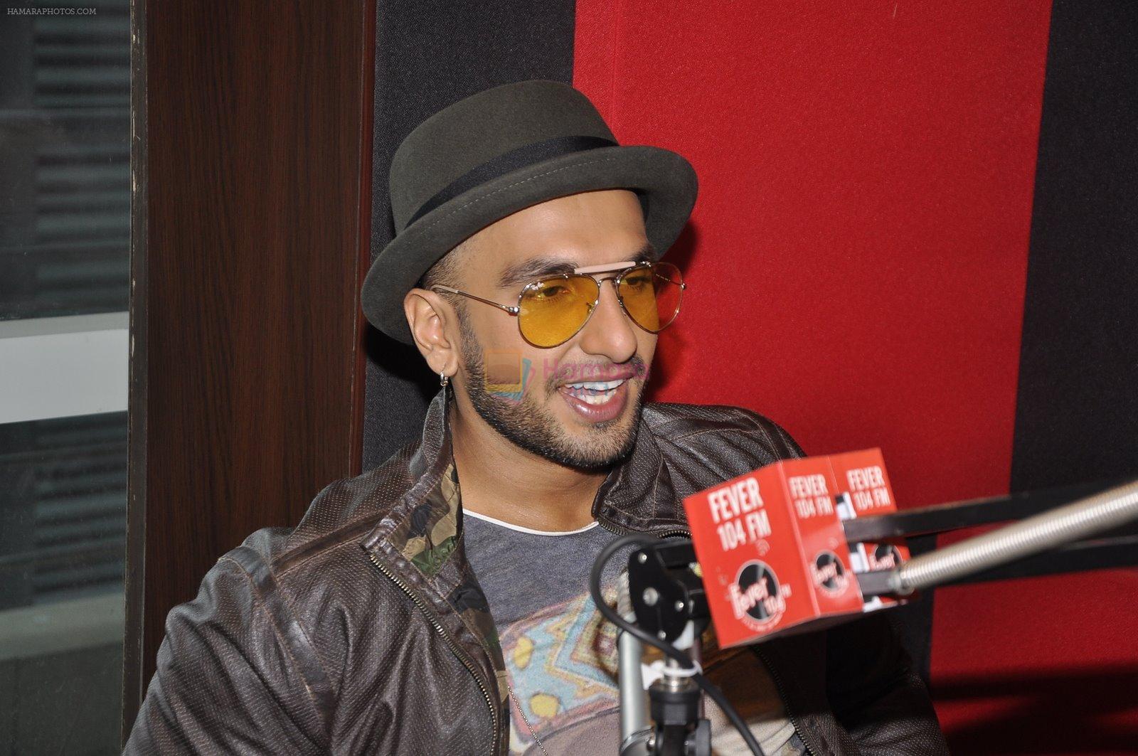 Ranveer Singh at Kill Dil promotions at Fever FM in Mumbai on 22nd Nov 2014