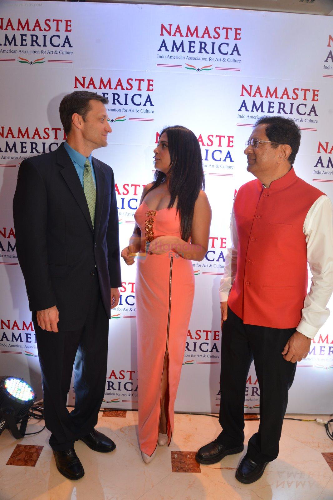 Richa Chadda at Namaste America event to invite new US Consul General in Taj Land's End, Mumbai on 24th Nov 2014