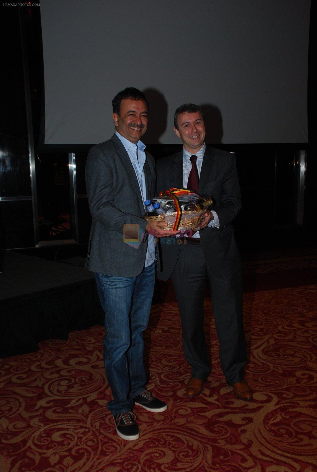 Rajkumar hirani at PK-Visit Flanders event in Sofitel, Bandra Mumbai on 25th Nov 2014