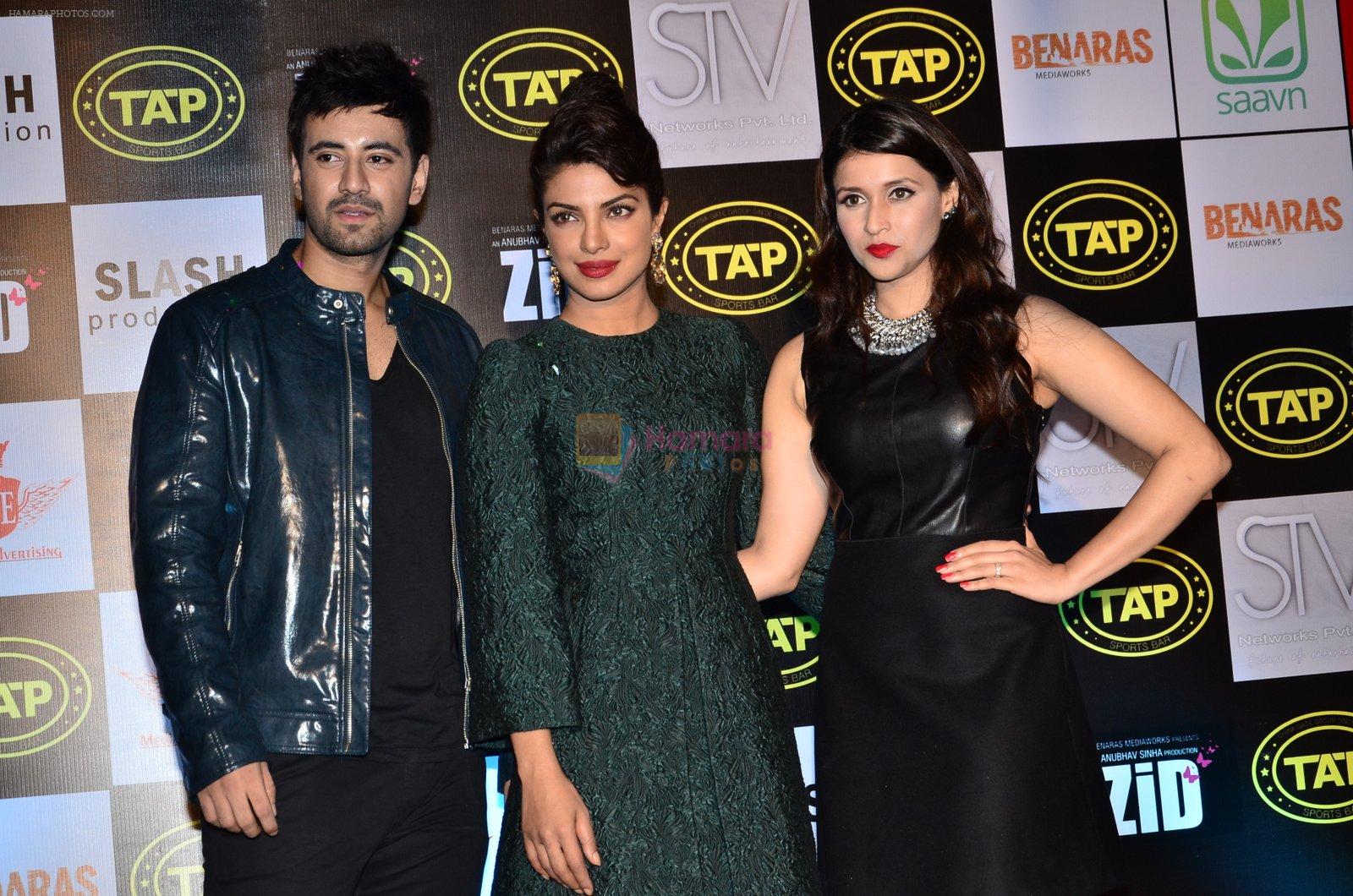 Karanvir Sharma, Priyanka Chopra, Mannara at Music success bash of Zid in Andheri, Mumbai on 25th Nov 2014