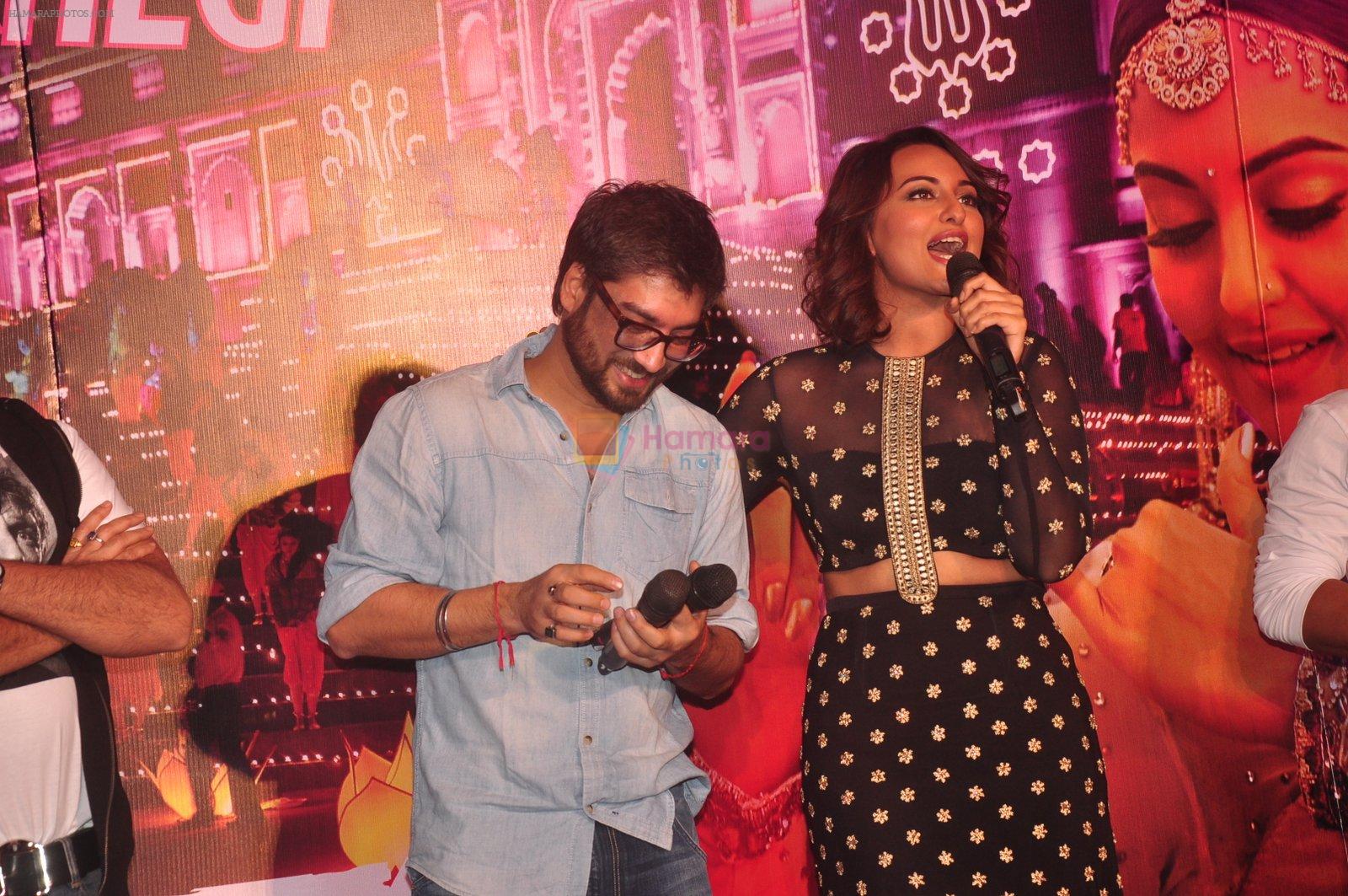 Sonakshi Sinha, Amit Ravindernath Sharma unveils Radha song from Tevar in PVR, Juhu, Mumbai on 25th Nov 2014