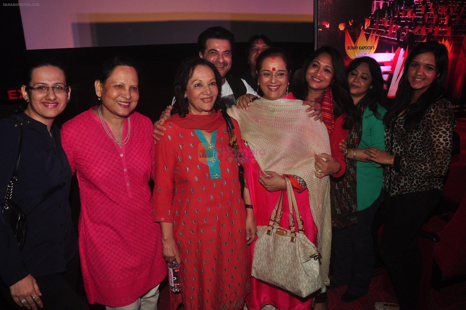 Poonam Sinha, Sanjay Kapoor unveils Radha song from Tevar in PVR, Juhu, Mumbai on 25th Nov 2014