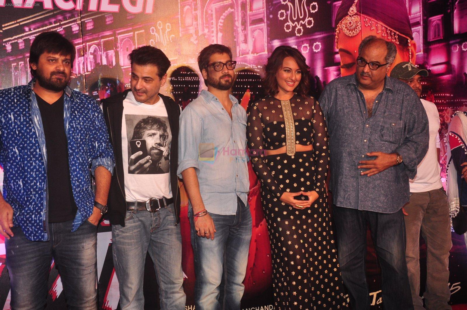 Sonakshi Sinha, Sanjay Kapoor, Boney Kapoor, Sajid Ali, Wajid Ali unveils Radha song from Tevar in PVR, Juhu, Mumbai on 25th Nov 2014
