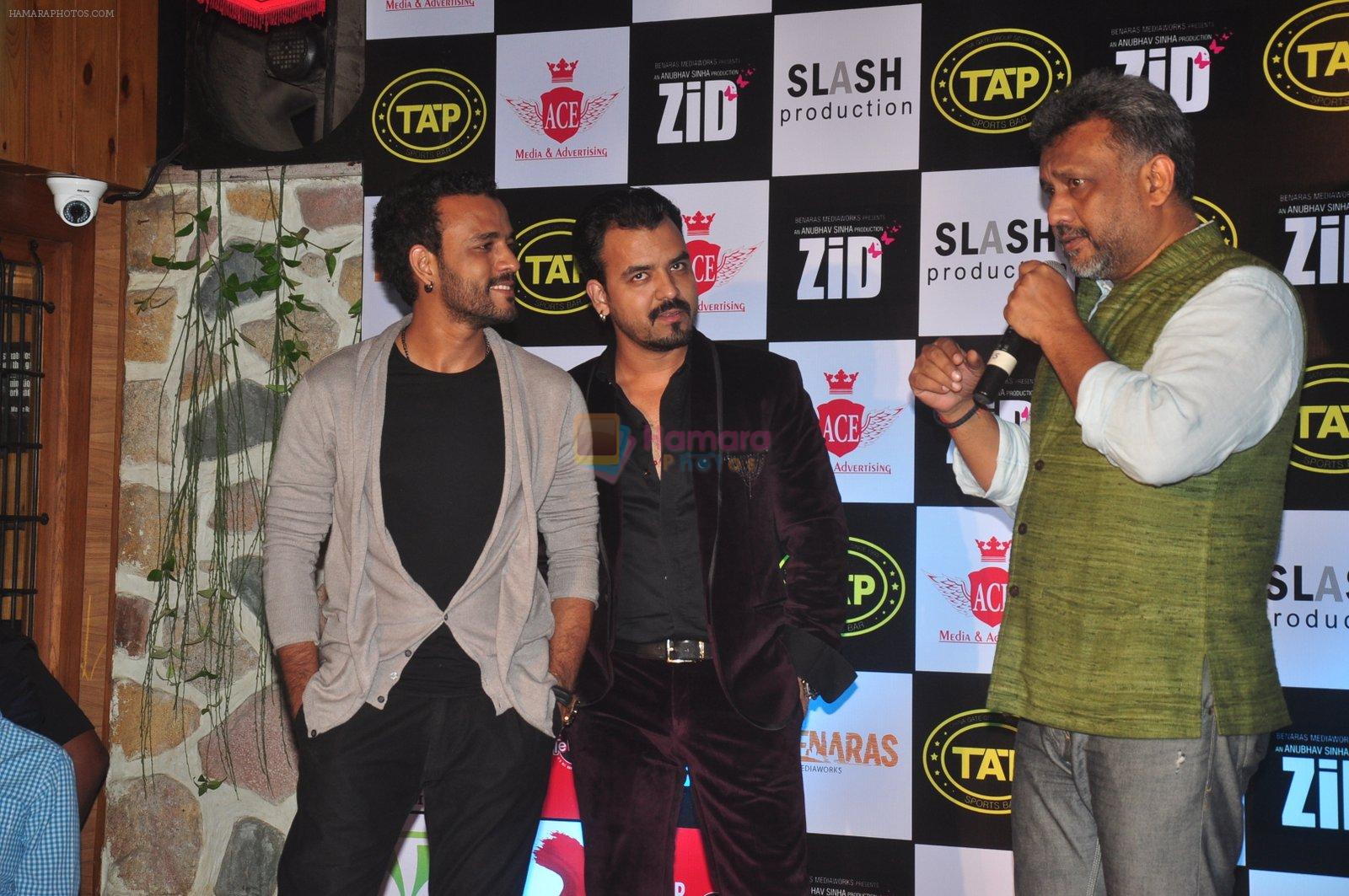 Anubhav Sinha, Toshi Shabri, Sharib Sabri at Music success bash of Zid in Andheri, Mumbai on 25th Nov 2014