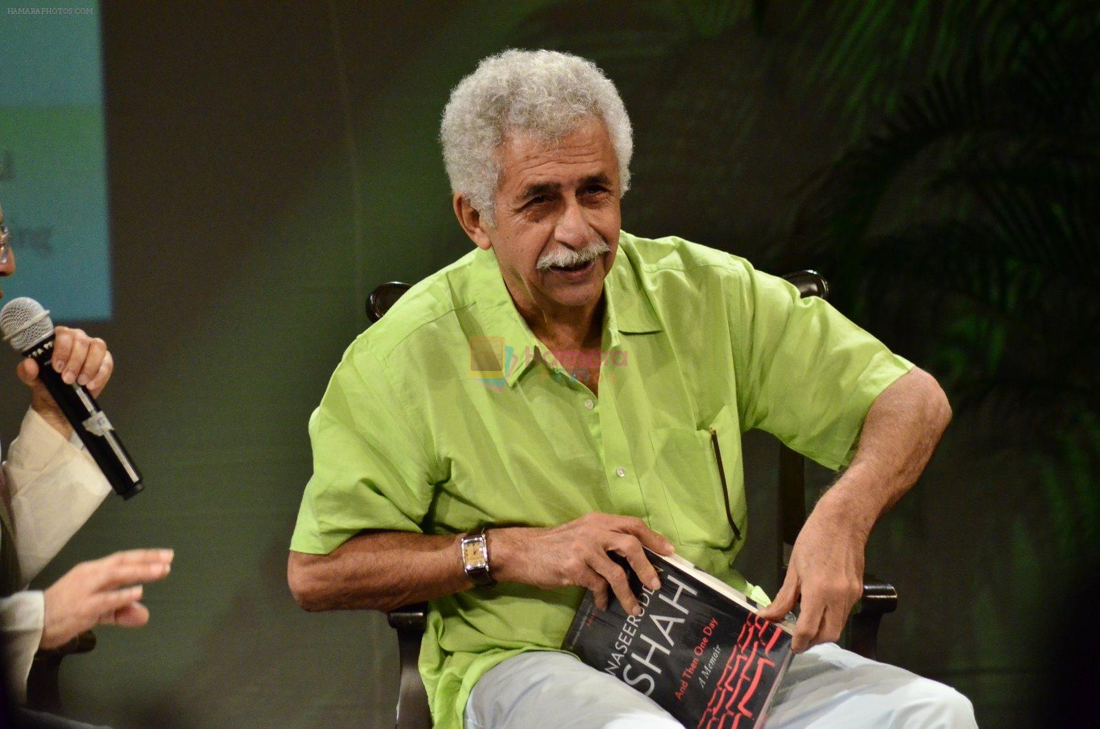 Naseeruddin Shah's book launch in NCPA, Mumbai on 26th Nov 2014