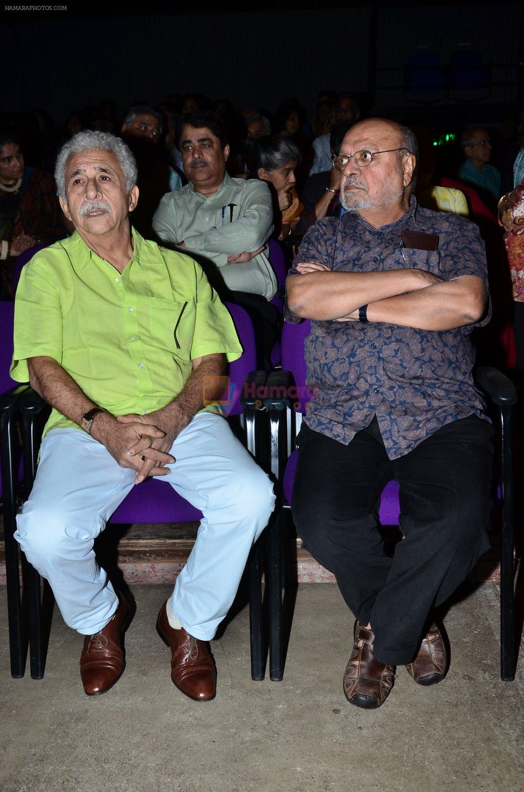 Shyam Benegal at Naseeruddin Shah's book launch in NCPA, Mumbai on 26th Nov 2014