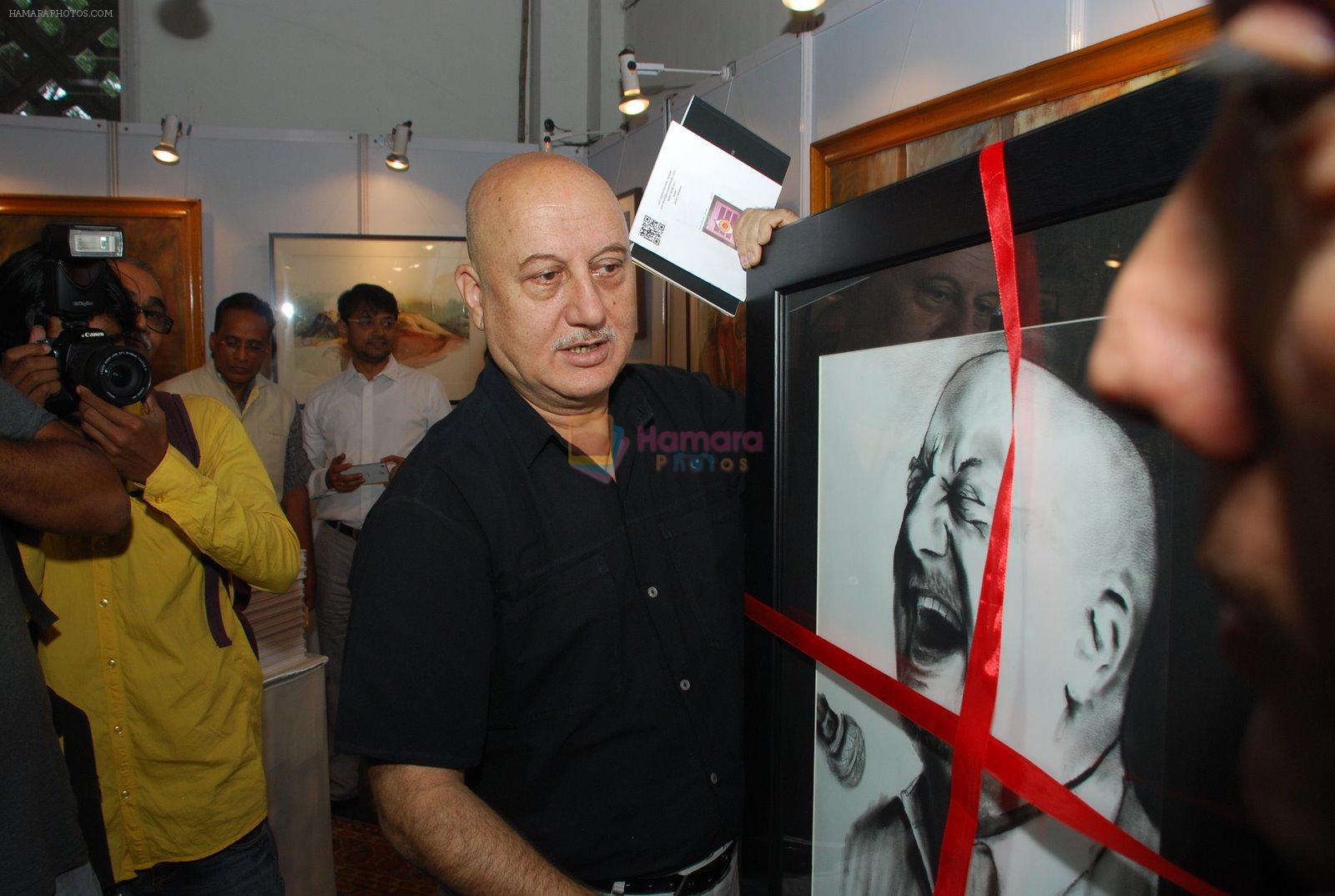 Anupam Kher inaugurates India Art fest in Nehru Centre on 27th Nov 2014