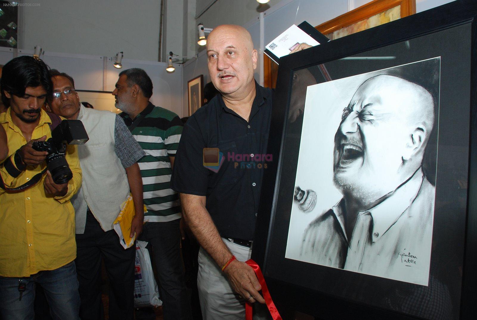 Anupam Kher inaugurates India Art fest in Nehru Centre on 27th Nov 2014