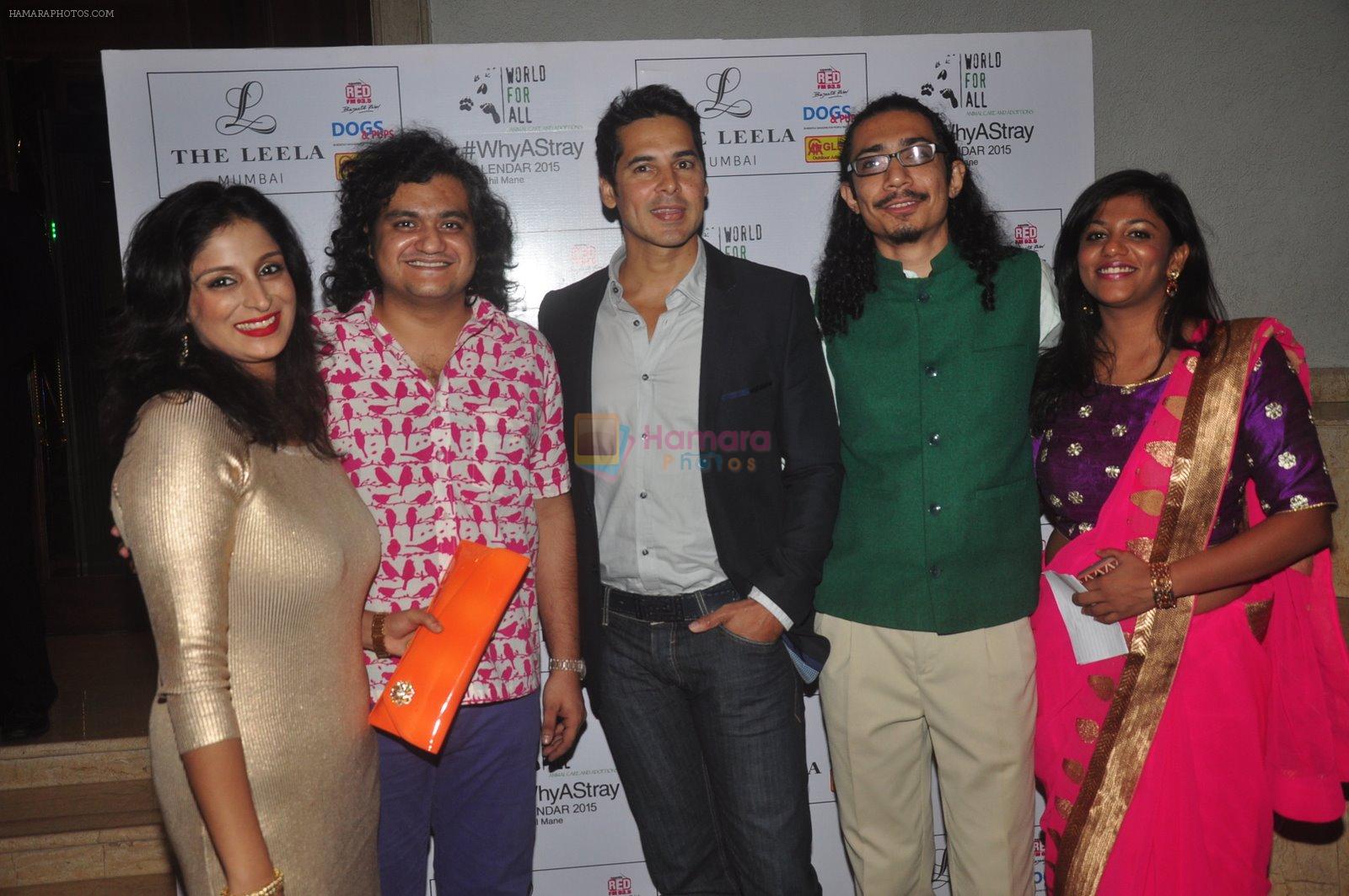 Dino Morea at Shail Mane Why A Stray calendar launch in Leela Hotel, Mumbai on 27th Nov 2014