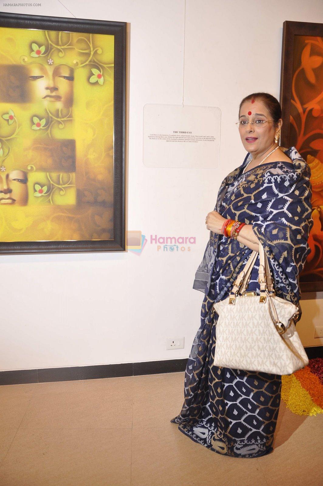 Poonam Sinha at camel colours exhibition in Jehangir Art Gallery, Mumbai on 1st Dec 2014