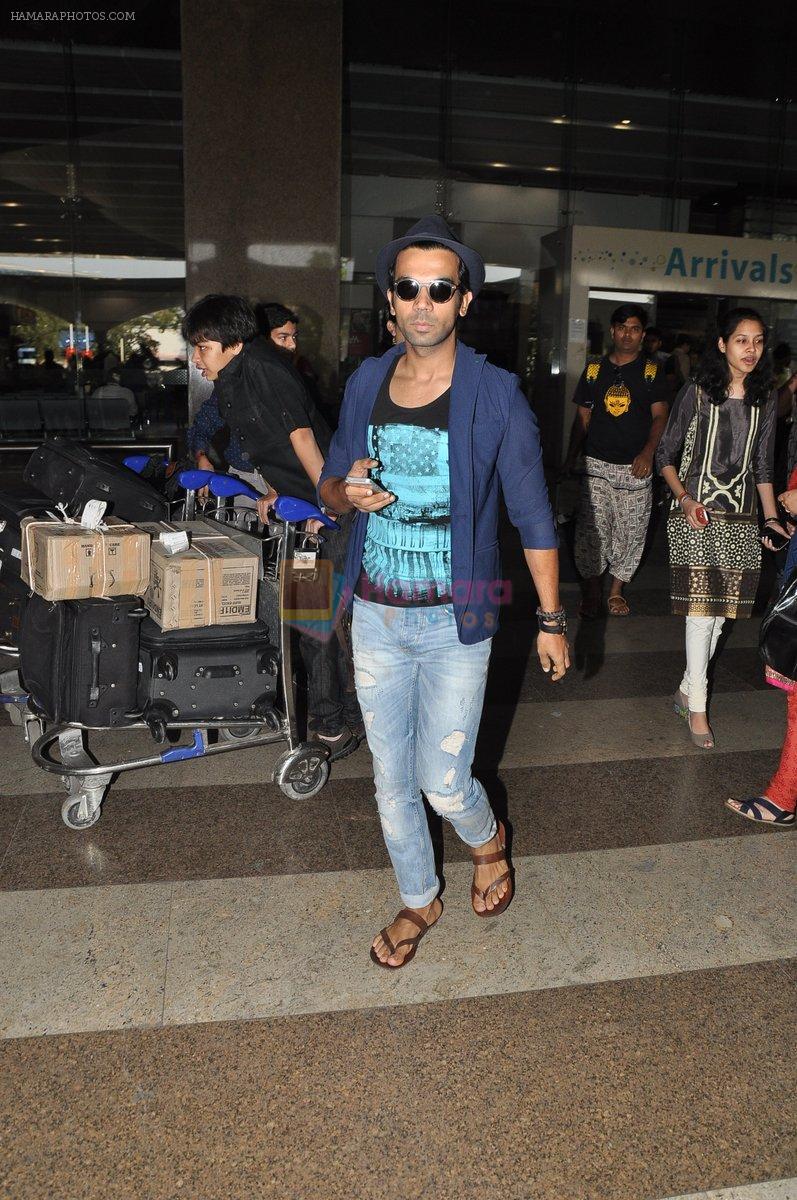 Rajkumar Yadav snapped at airport in Mumbai on 1st Dec 2014