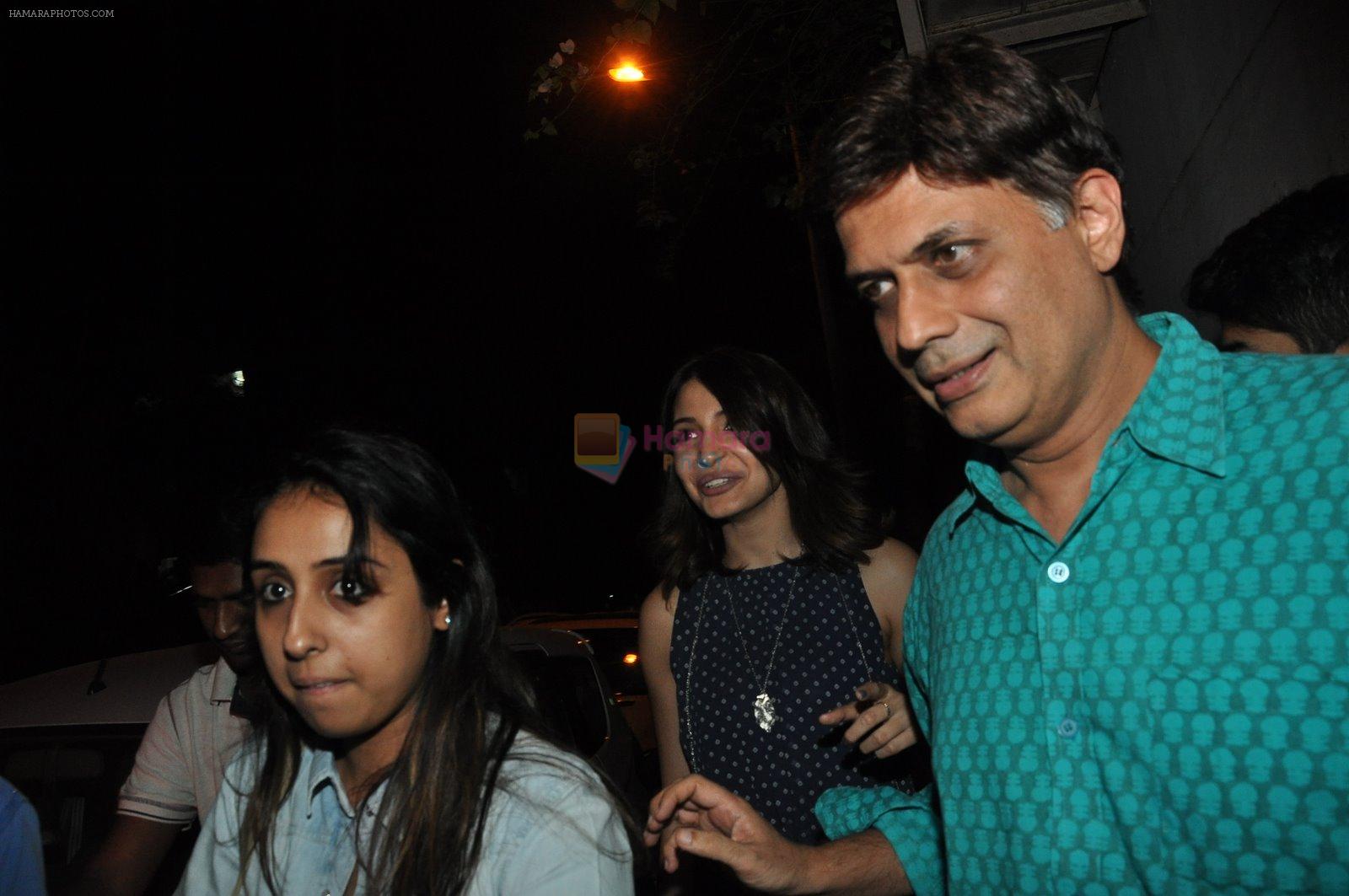 Anushka Sharma snapped outside Rajkumar Hirani's studio in Bandra, Mumbai on 2nd Dec 2014