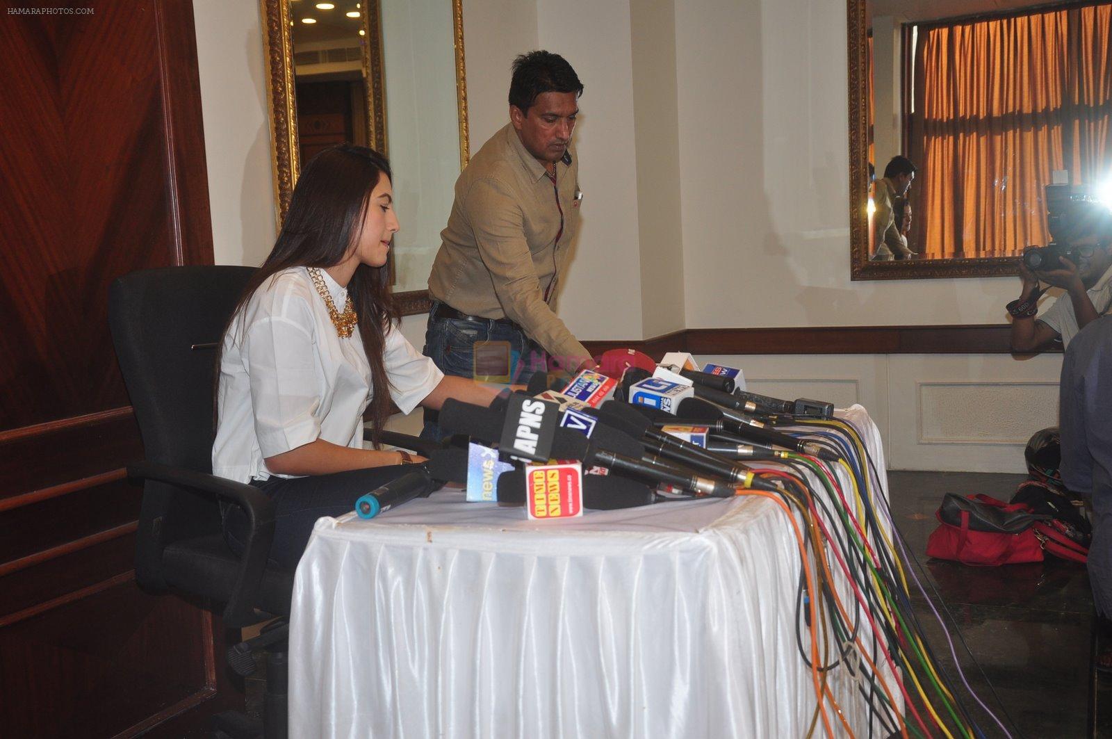 Gauhar Khan speaks to media in Mumbai on 2nd Dec 2014