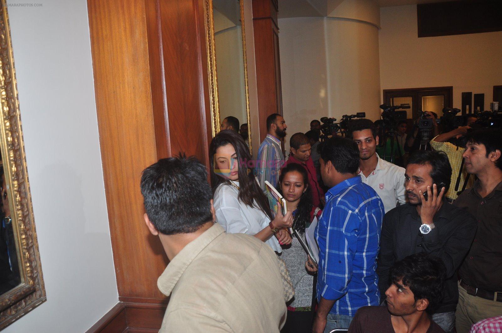 Gauhar Khan speaks to media in Mumbai on 2nd Dec 2014