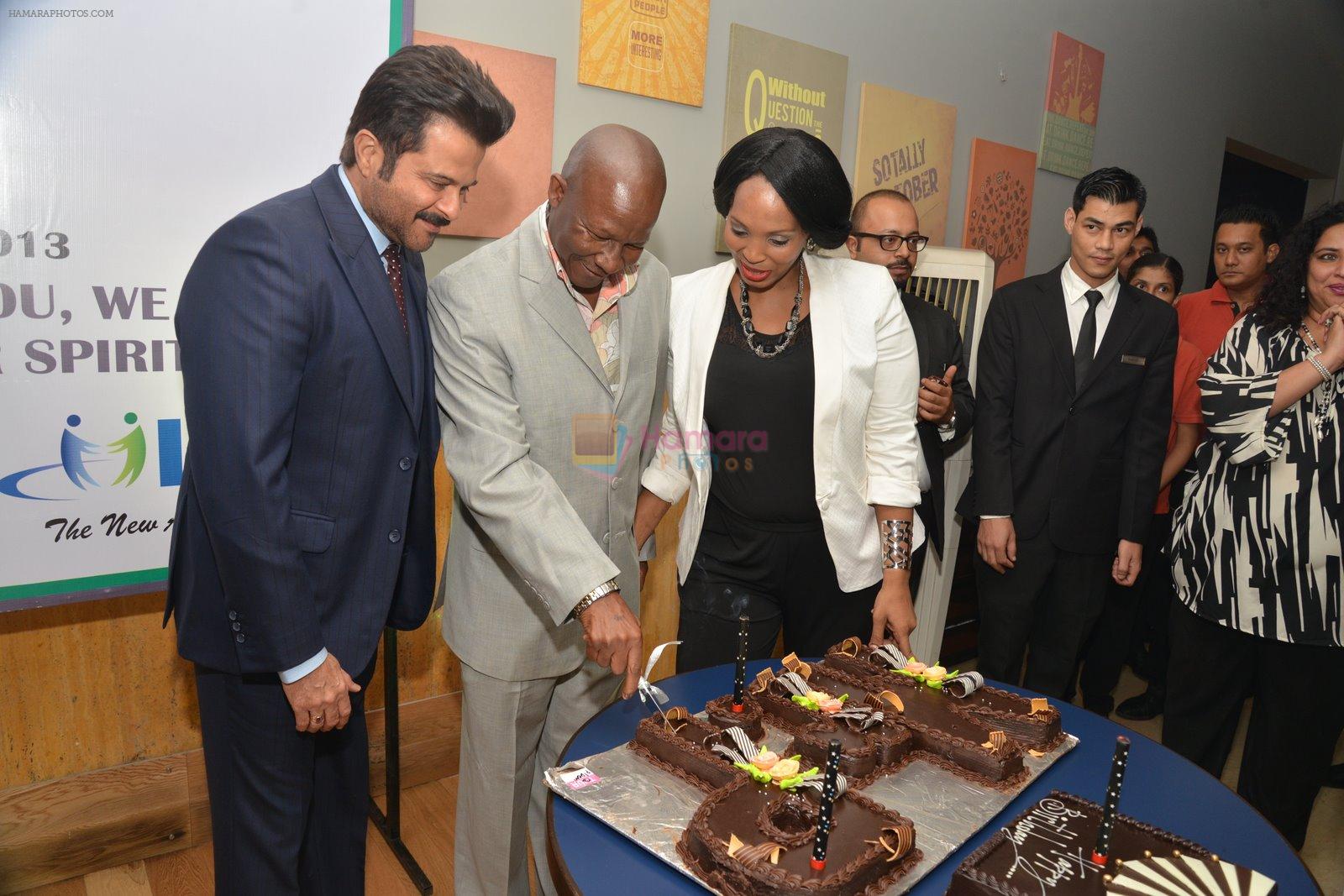 Anil Kapoor at Mandela bday celebrations in Cafe Infinito on 5th dec 2014