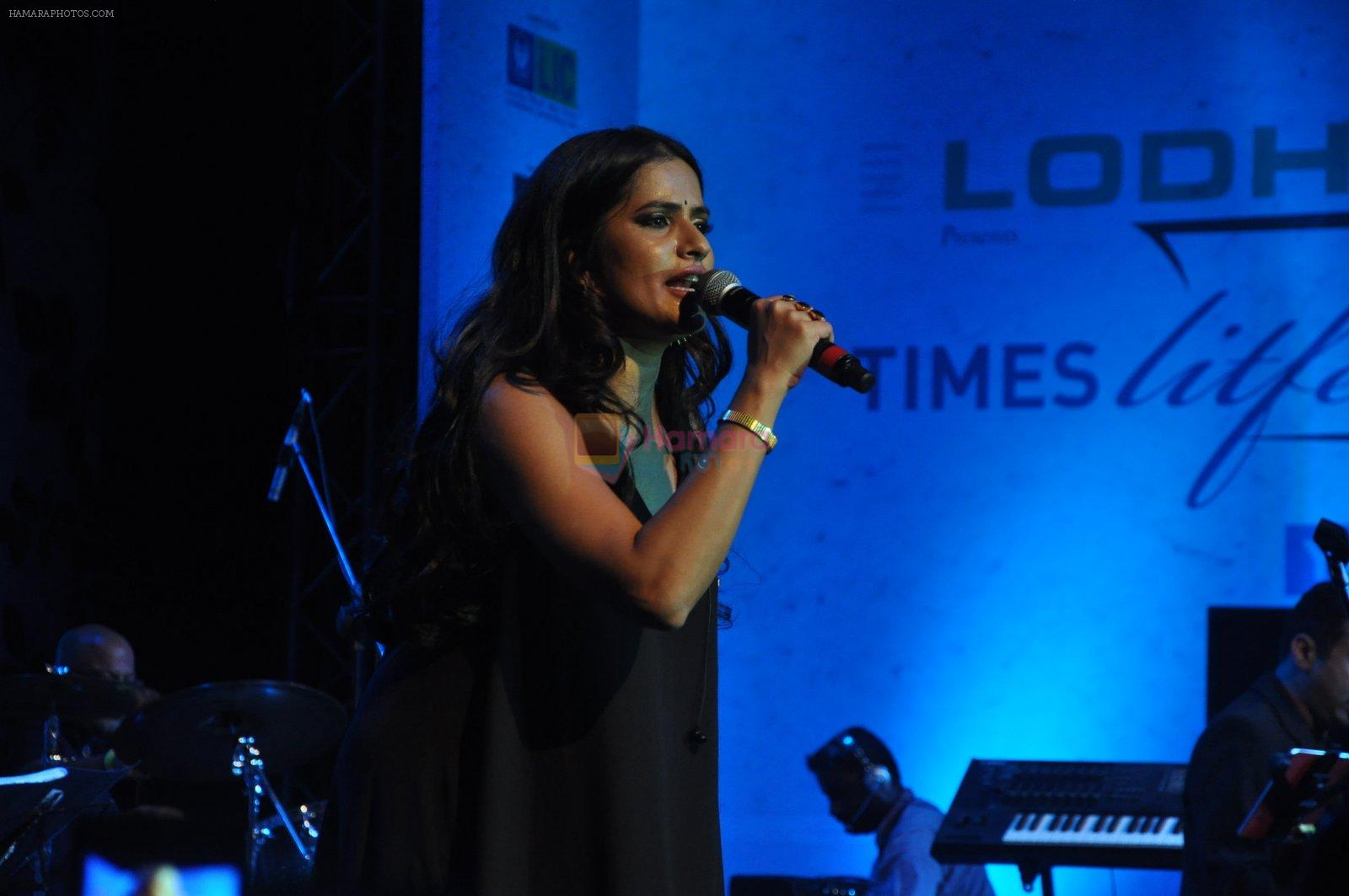 Sona Mohapatra perform at Times Lit Fest on 7th Dec 2014