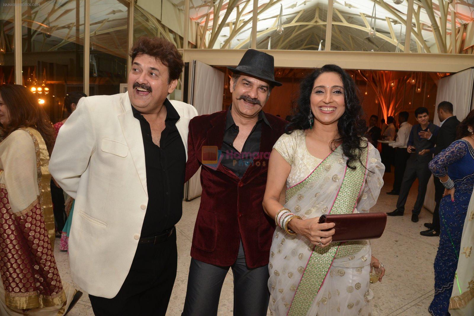 Jamnadas Majethia at Purbi Joshi Wedding in Mumbai on 8th Dec 2014