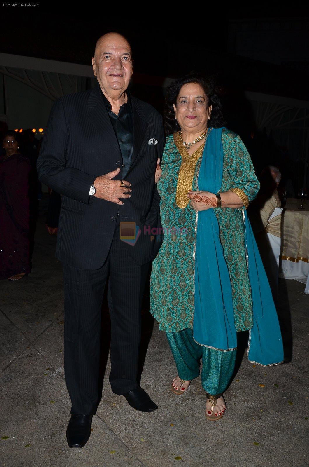 Prem Chopra at Purbi Joshi Wedding in Mumbai on 8th Dec 2014