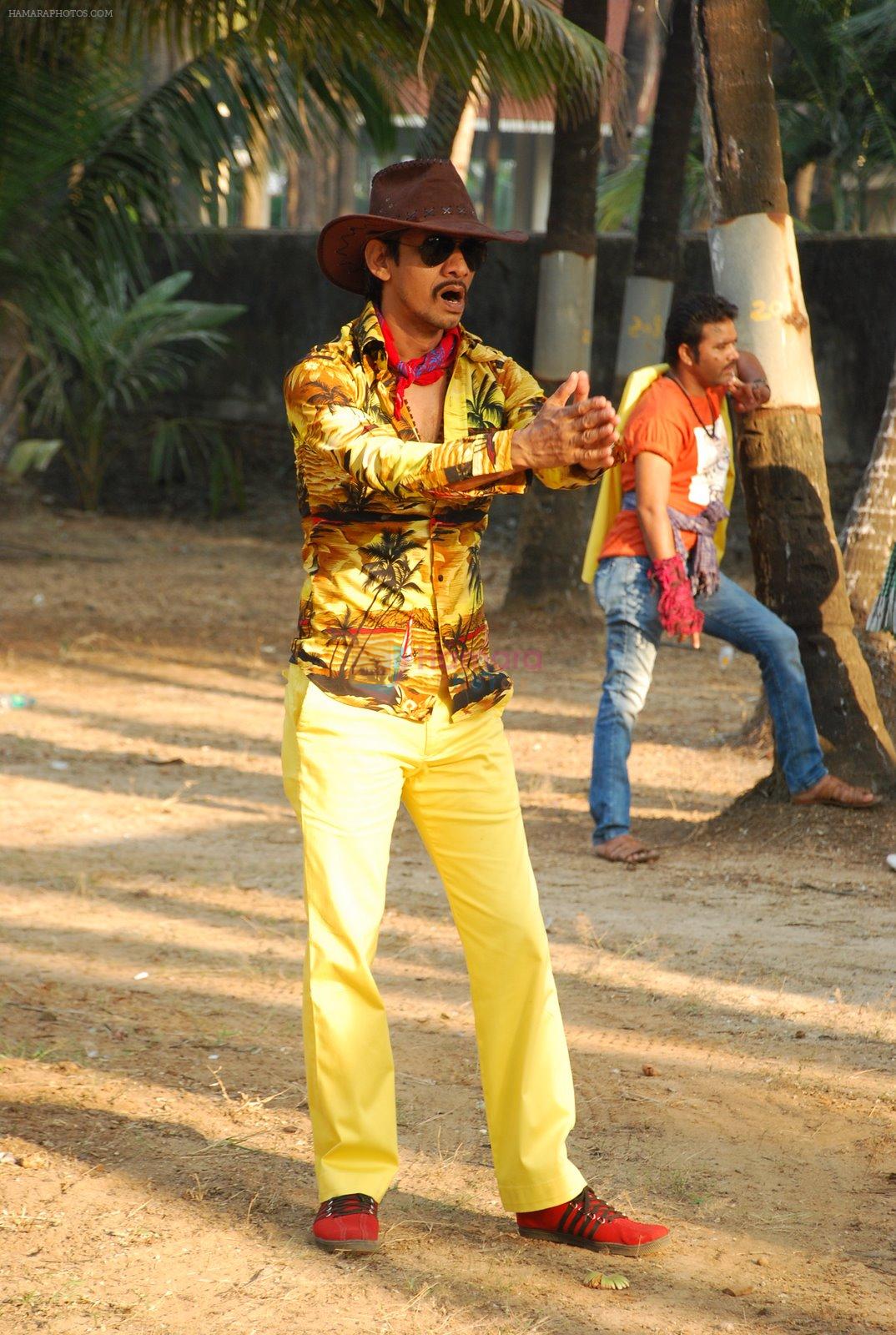 Vijay Raaz On location of Gun Pe Done in Madh on 8th Dec 2014