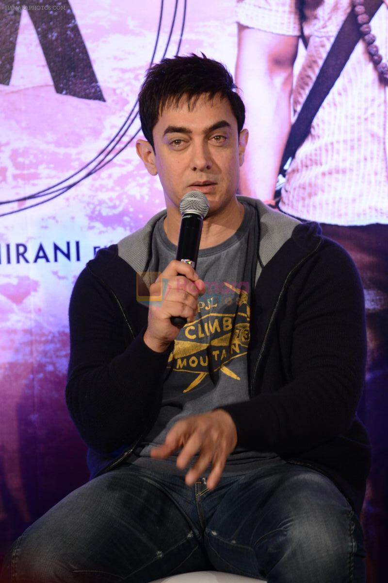 Aamir khan at PK Movie Press Meet in Hyderabad on 9th Dec 2014