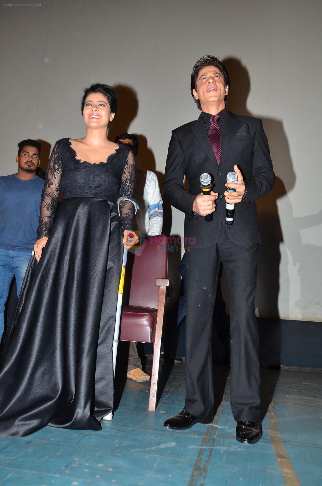 Kajol, Shahrukh Khan at DDLJ 1000 weeks in Mumbai on 12th Dec 2014