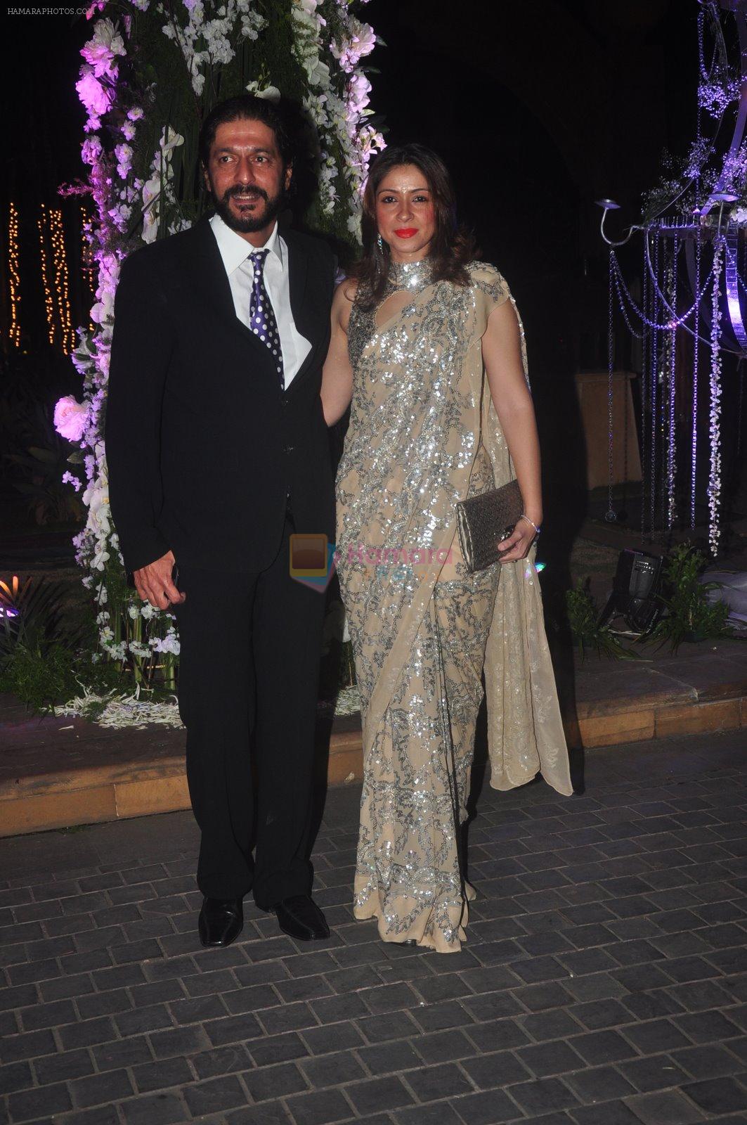 Chunky Pandey at Sangeet ceremony of Riddhi Malhotra and Tejas Talwalkar in J W Marriott, Mumbai on 13th Dec 2014