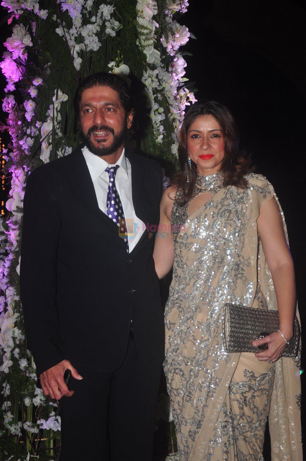 Chunky Pandey at Sangeet ceremony of Riddhi Malhotra and Tejas Talwalkar in J W Marriott, Mumbai on 13th Dec 2014