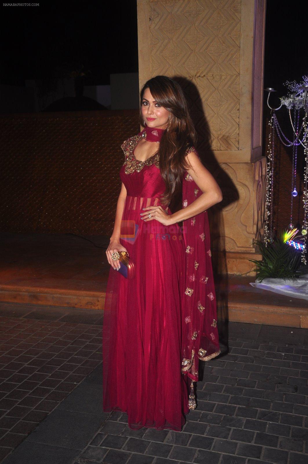 Amrita Arora at Sangeet ceremony of Riddhi Malhotra and Tejas Talwalkar in J W Marriott, Mumbai on 13th Dec 2014