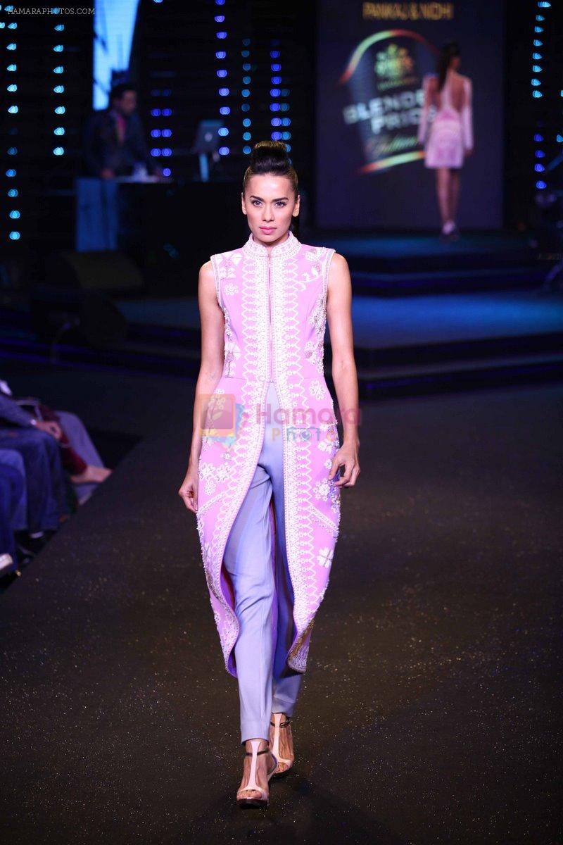 Model walk the ramp for Blenders Fashion Tour kolkata on 13th Dec 2014