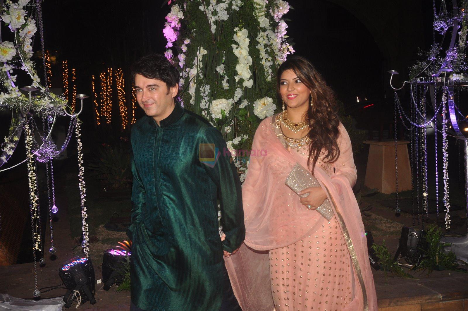 Jugal Hansraj at Sangeet ceremony of Riddhi Malhotra and Tejas Talwalkar in J W Marriott, Mumbai on 13th Dec 2014
