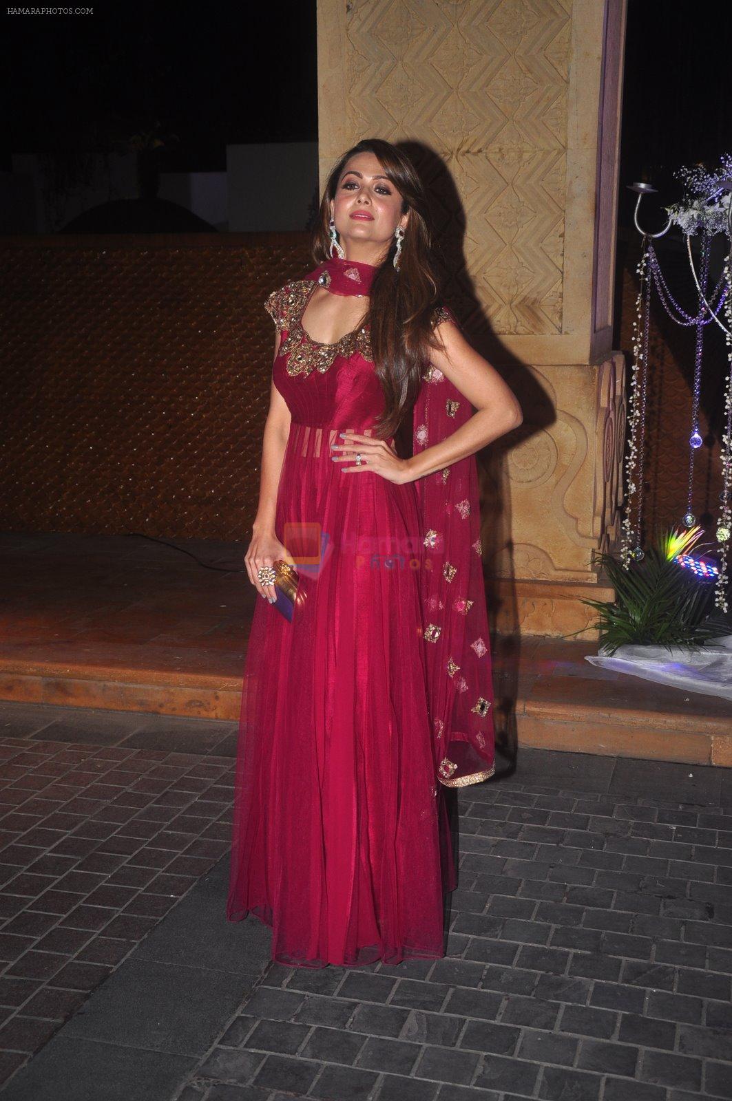 Amrita Arora at Sangeet ceremony of Riddhi Malhotra and Tejas Talwalkar in J W Marriott, Mumbai on 13th Dec 2014