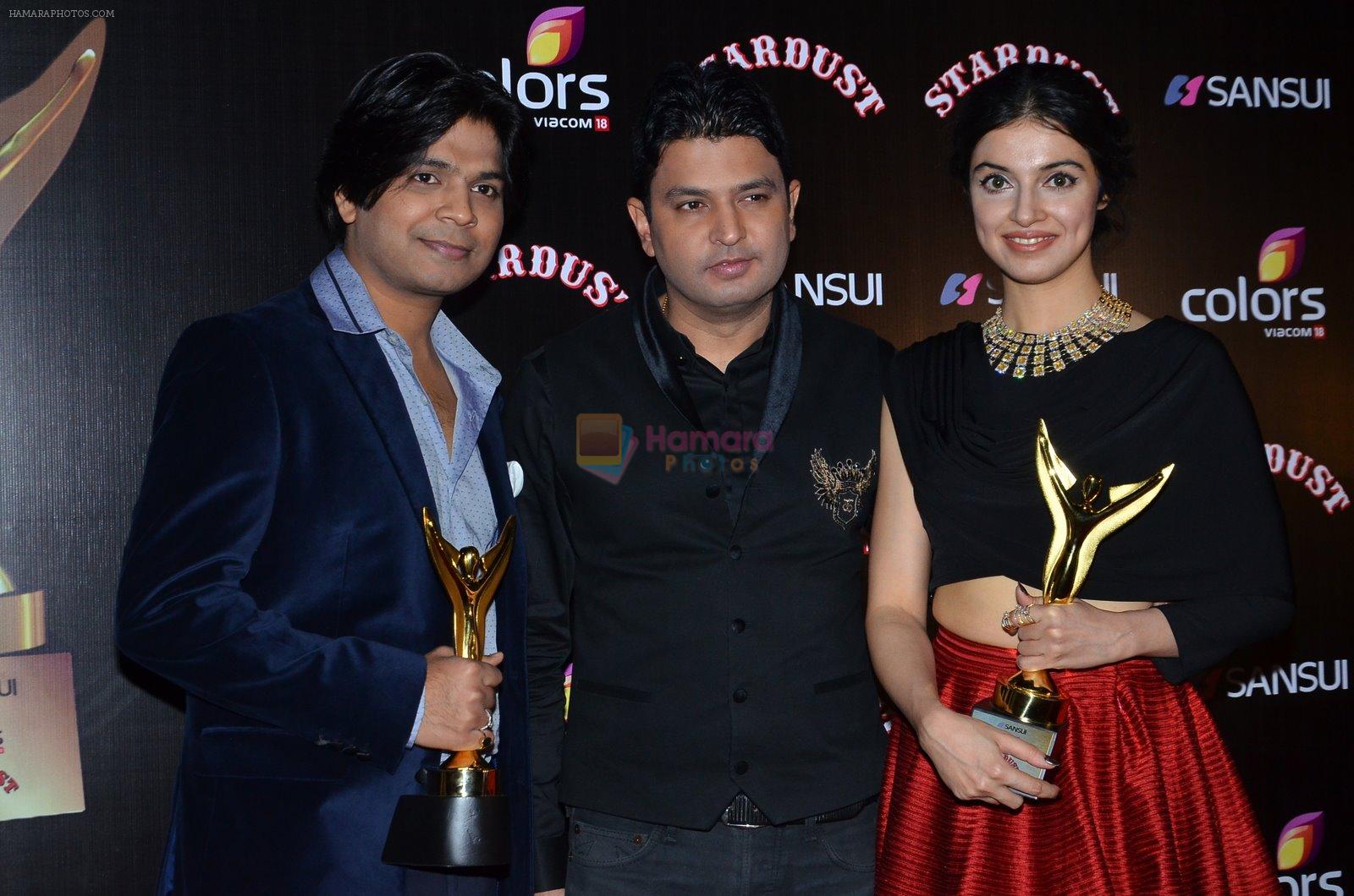 Divya Kumar, Bhushan Kumar at Stardust Awards 2014 in Mumbai on 14th Dec 2014