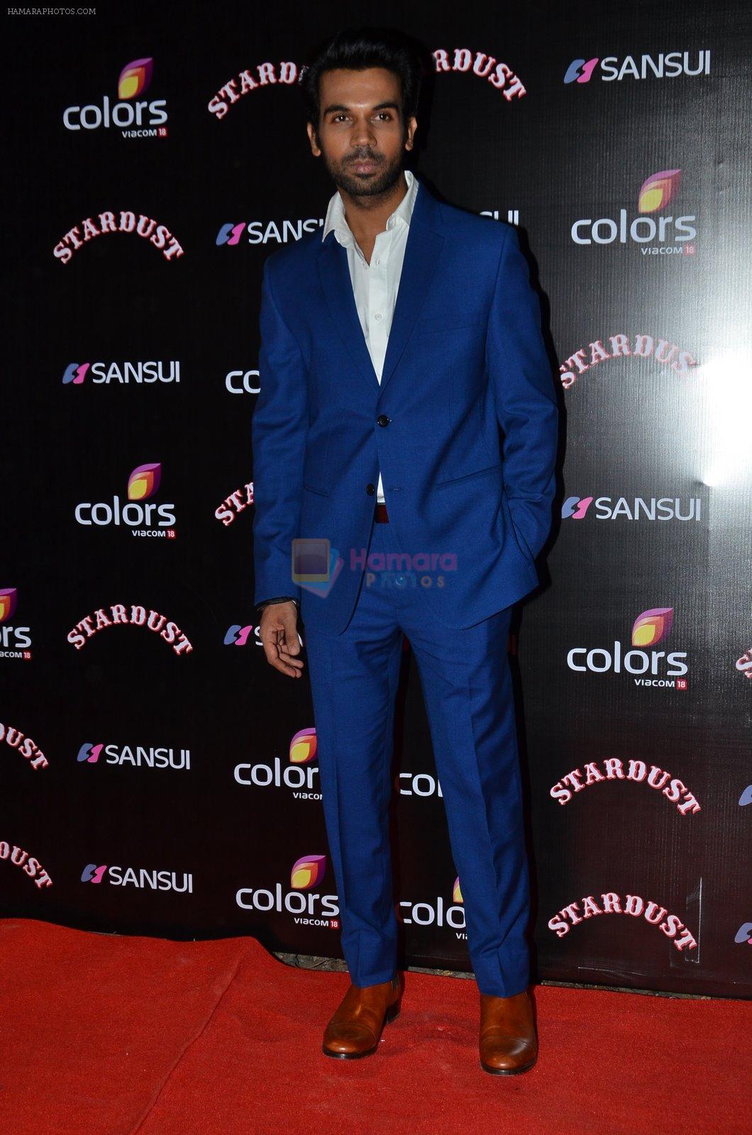 Raj Kumar Yadav at Sansui Stardust Awards red carpet in Mumbai on 14th Dec 2014