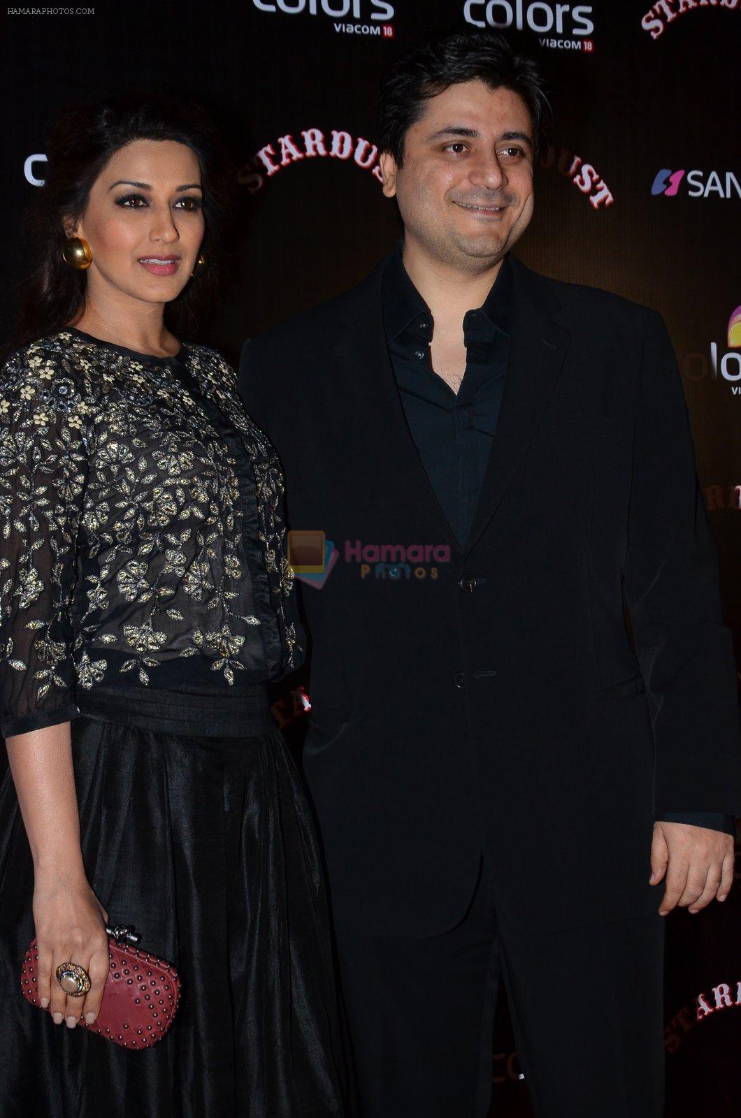 Sonali bendre, Goldie Behl at Stardust Awards 2014 in Mumbai on 14th Dec 2014