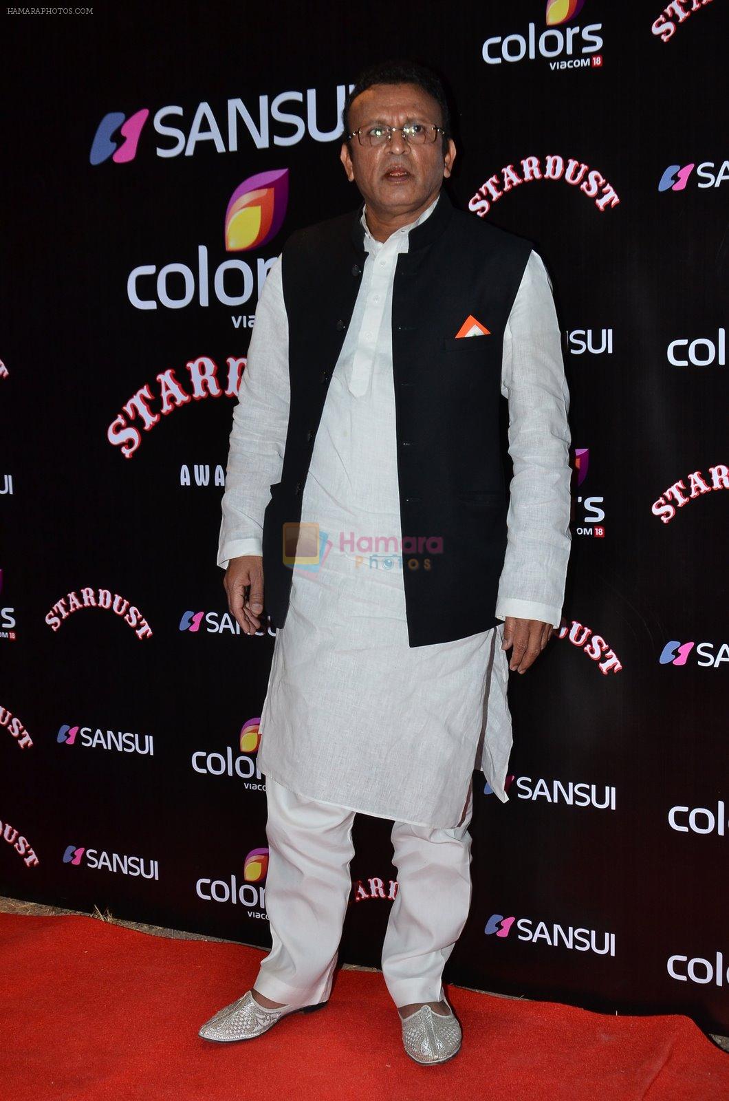 Annu Kapoor at Sansui Stardust Awards red carpet in Mumbai on 14th Dec 2014