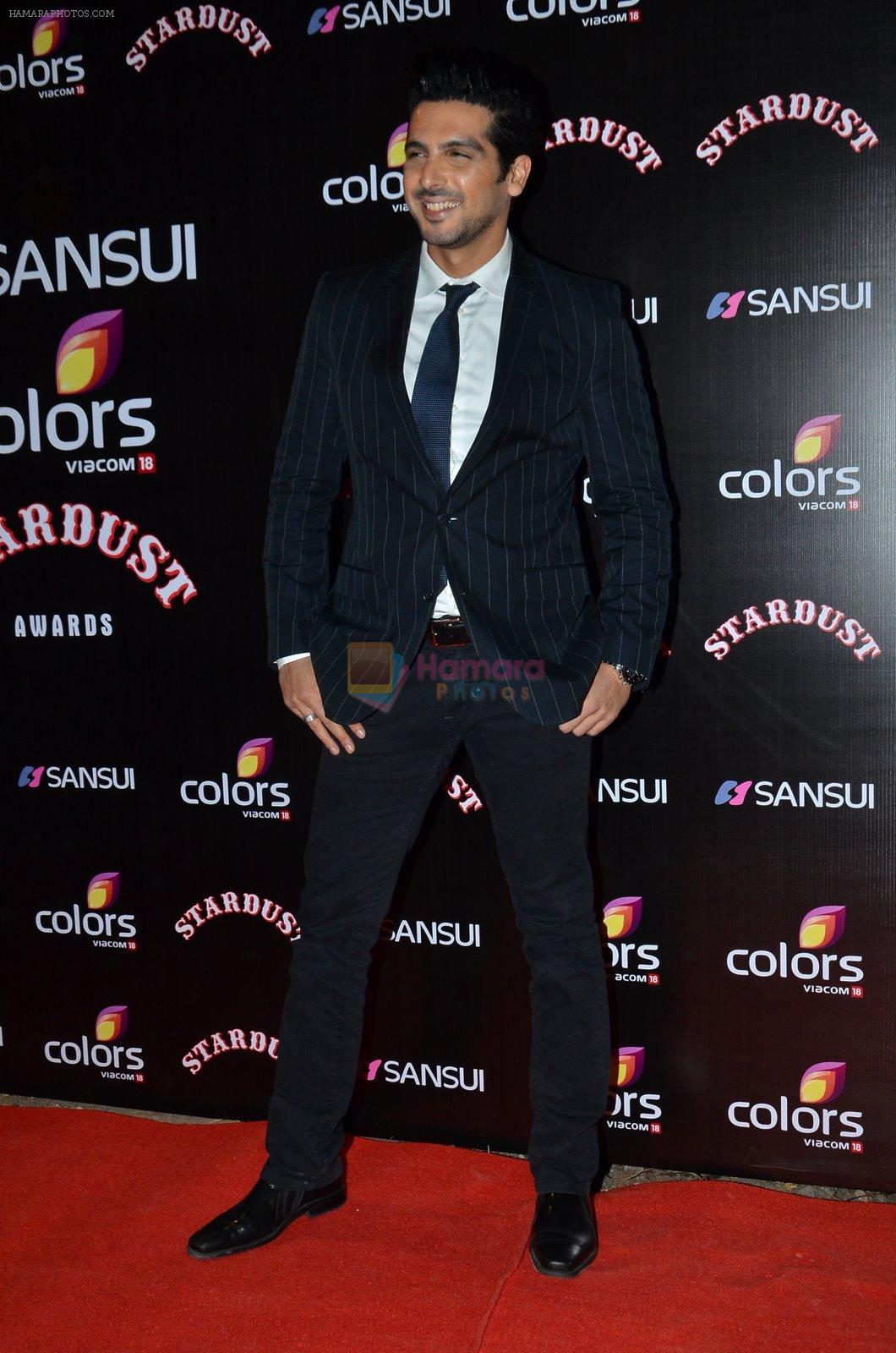 Zayed Khan at Sansui Stardust Awards red carpet in Mumbai on 14th Dec 2014