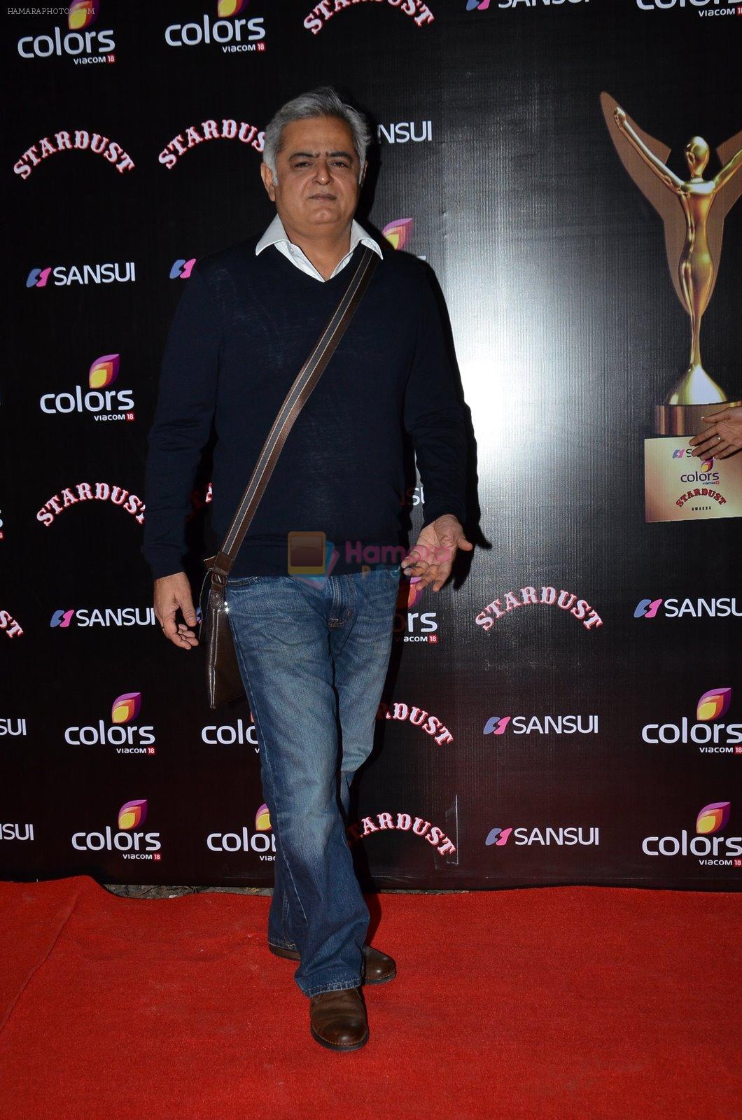 Hansal Mehta at Sansui Stardust Awards red carpet in Mumbai on 14th Dec 2014