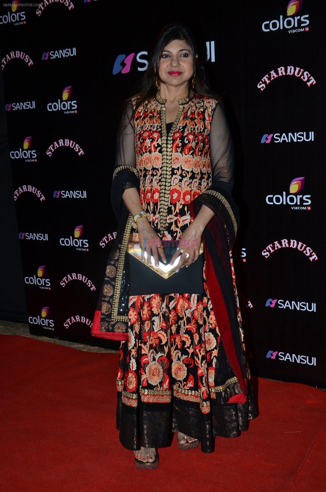 Alka Yagnik at Stardust Awards 2014 in Mumbai on 14th Dec 2014