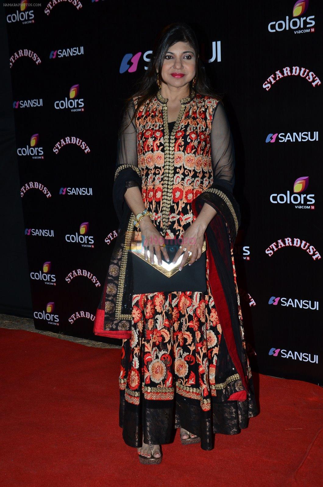 Alka Yagnik at Stardust Awards 2014 in Mumbai on 14th Dec 2014