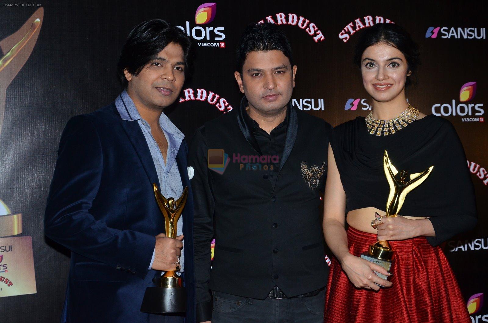 Divya Kumar, Bhushan Kumar at Stardust Awards 2014 in Mumbai on 14th Dec 2014