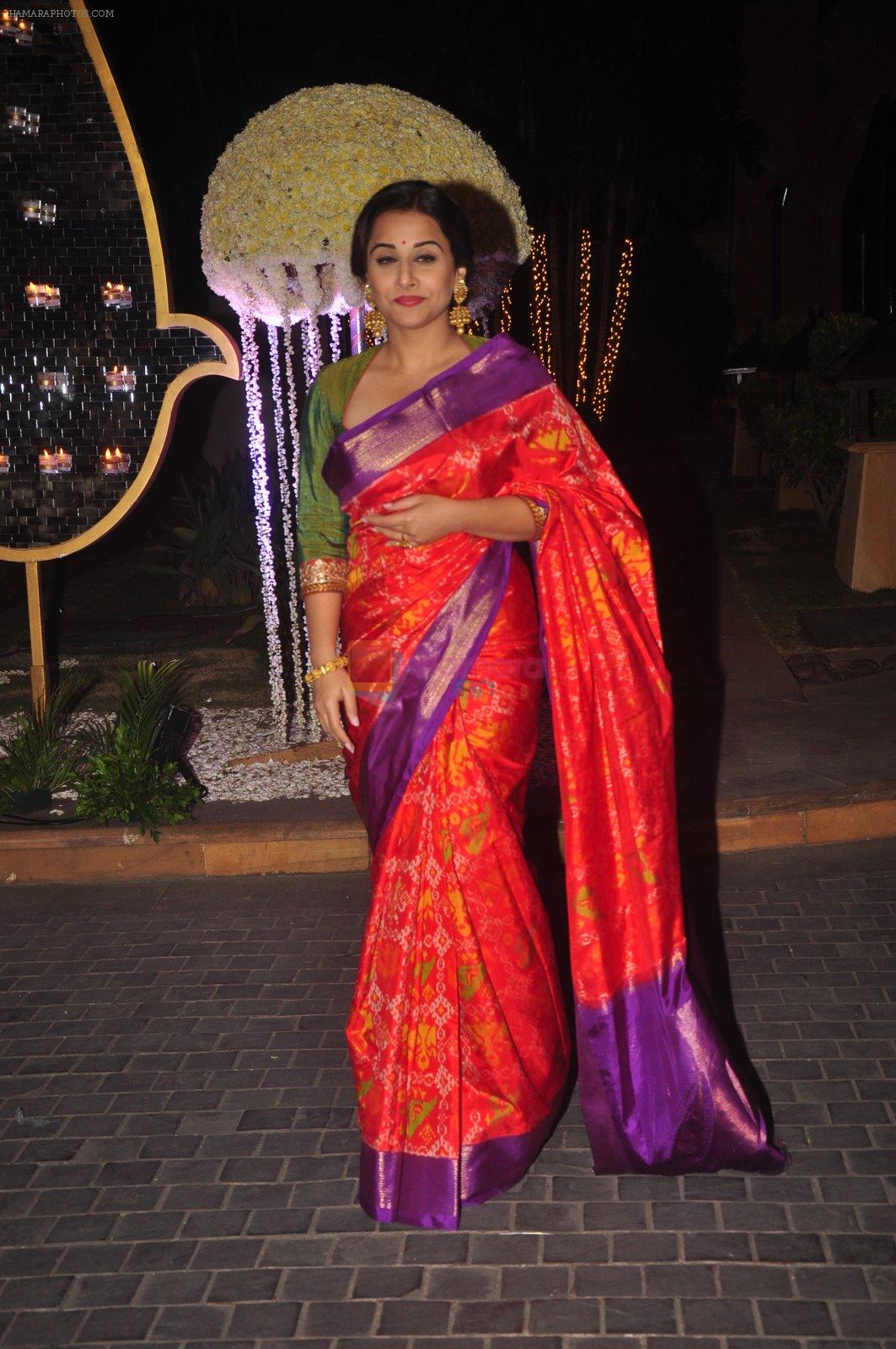 Vidya Balan, Siddharth Roy Kapur at Riddhi Malhotra & Tejas Talwalkar's wedding reception in J W Marriott, Mumbai on 15th Dec 2014