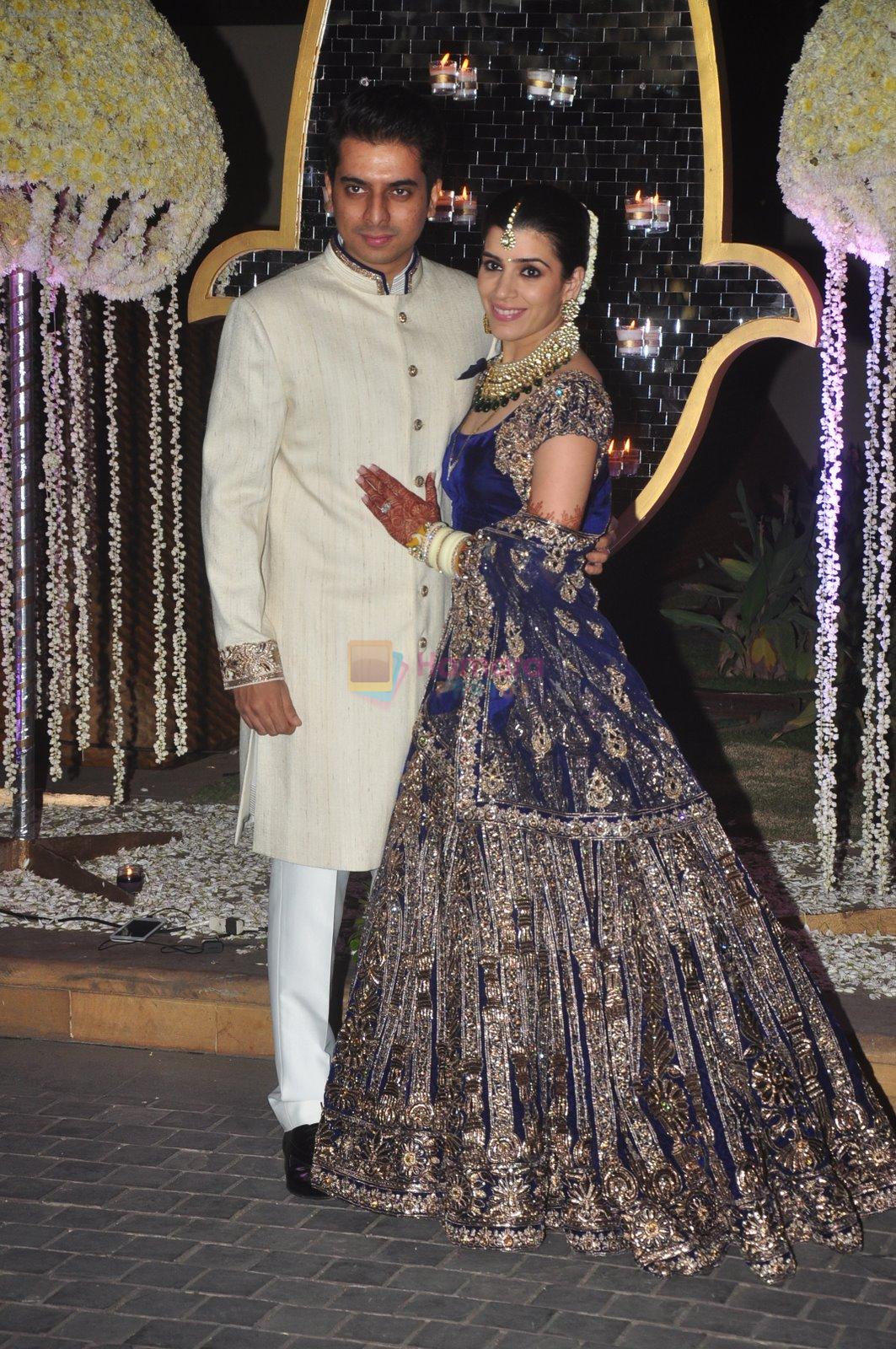 Riddhi Malhotra & Tejas Talwalkar's wedding reception in J W Marriott, Mumbai on 15th Dec 2014