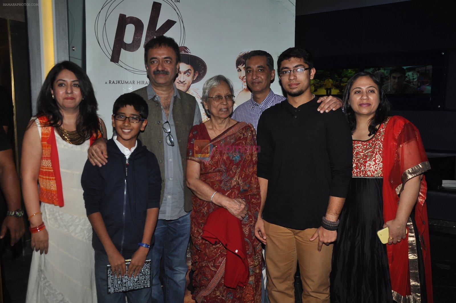 Rajkumar Hirani  at PK Screening in Mumbai on 18th Dec 2014