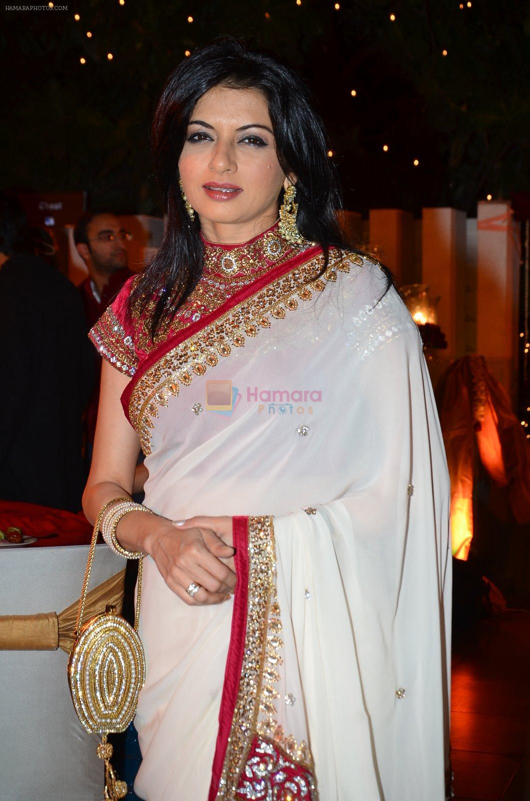 Bhagyashree at Vikram Singh's Brother Uday and Ali Morani's daughter Shirin's Sangeet Ceremony in Blue sea on 20th Dec 2014