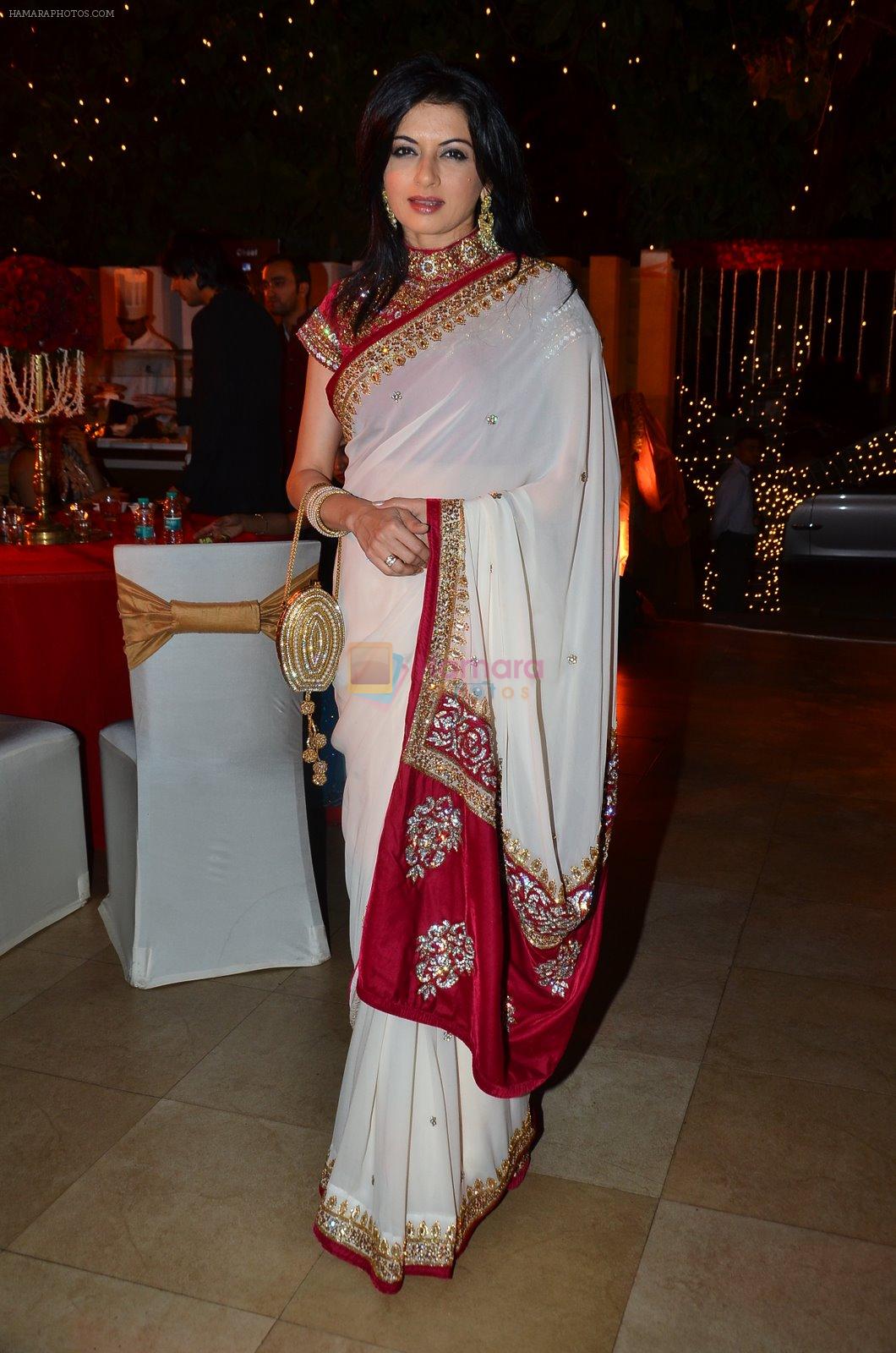 Bhagyashree at Vikram Singh's Brother Uday and Ali Morani's daughter Shirin's Sangeet Ceremony in Blue sea on 20th Dec 2014