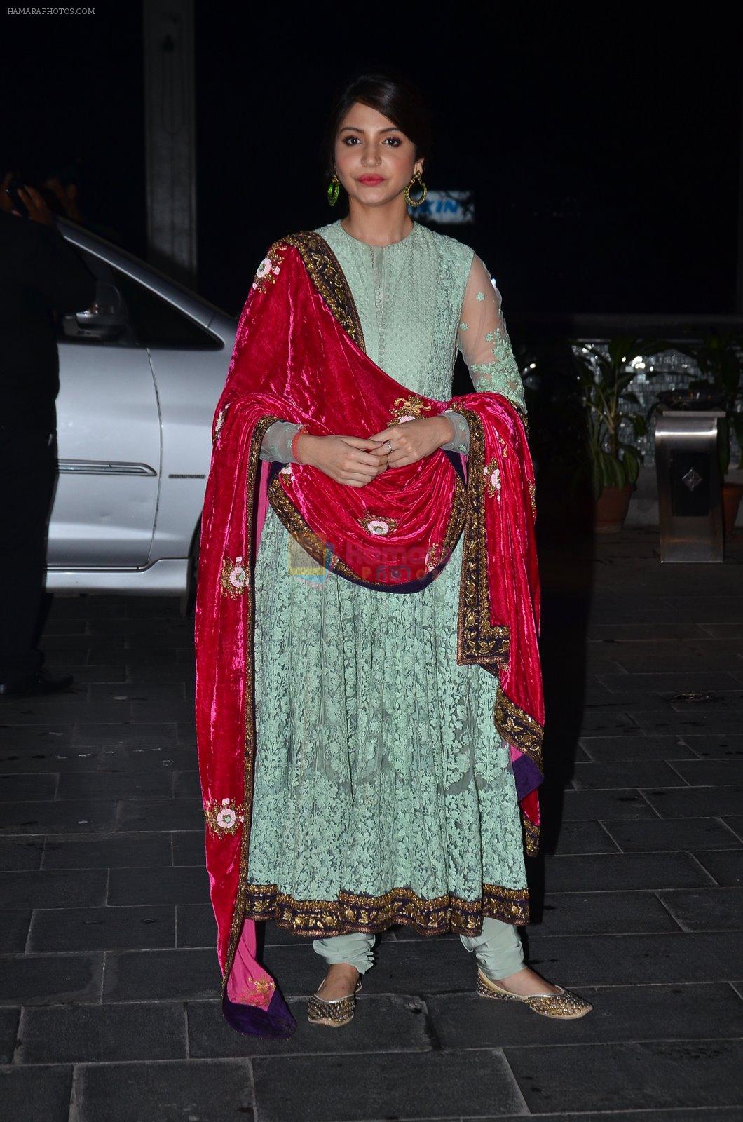 Anushka Sharma at Shirin Morani's wedding reception in Sahara Star, Mumbai on 21st Dec 2014