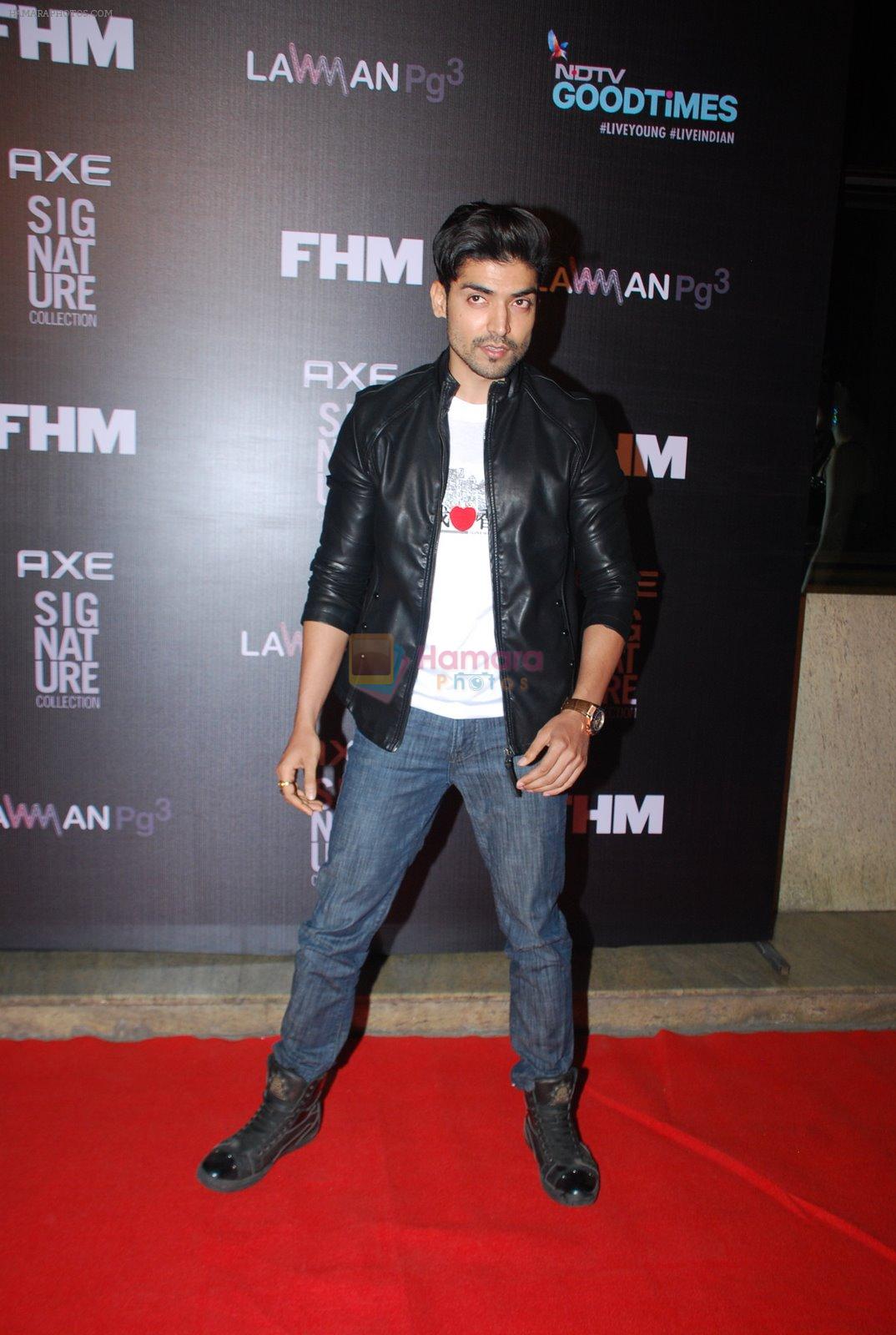 Gurmeet Chaudhary at Fhm bachelor of the year bash in Hard Rock Cafe on 22nd Dec 2014