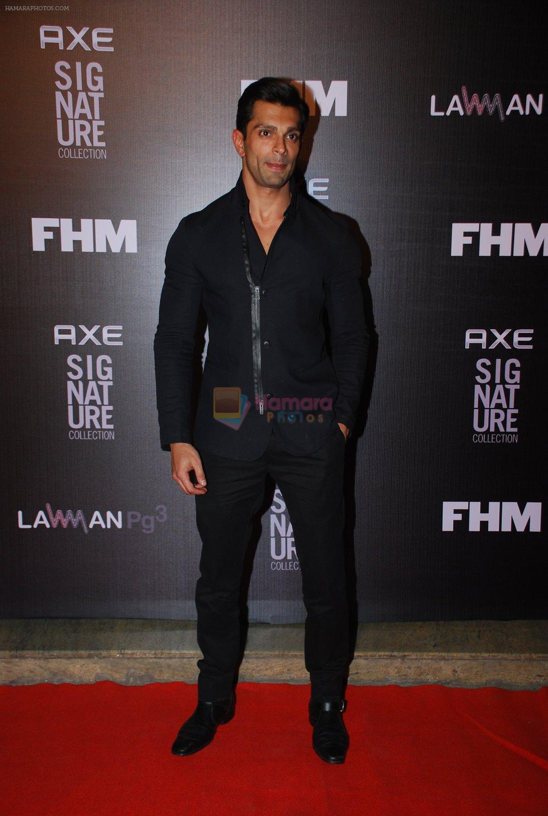 Karan Singh Grover at Fhm bachelor of the year bash in Hard Rock Cafe on 22nd Dec 2014