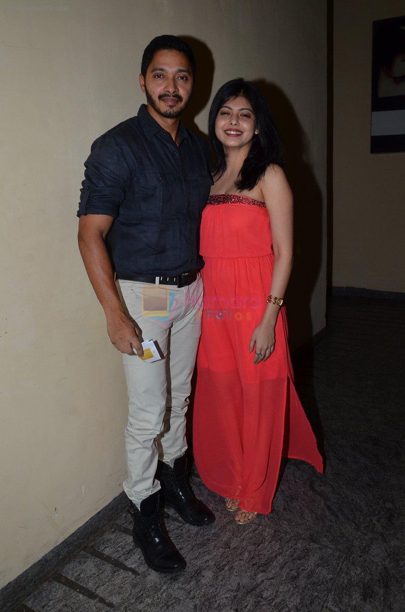Shreyas Talpade, Deepti Talpade at Premiere of Ugly in PVR, Juhu on 23rd Dec 2014