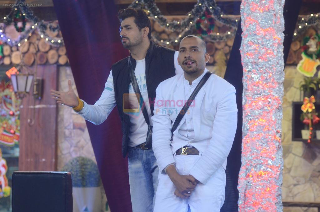 on the sets of Bigg Boss season 8 - Day 95 on 25th Dec 2014